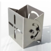 Soporte de cámara de placa en acero inoxidable (base para poste)